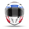 Kask integralny AIROH CONNOR NATION GLOSS biały czerwony niebieski czarny