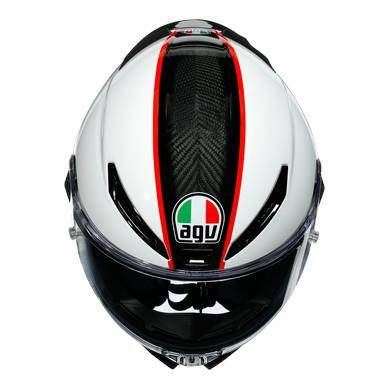 Kask integralny AGV PISTA GP RR SCUDERIA biały czerwony czarny