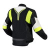 Kurtka tekstylna OZONE FLOW BLACK/GREY/FLUO YELLOW czarny szary żółty fluo