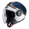 Kask otwarty HJC I40 WIROX WHITE/BLUE biały niebieski brązowy