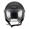 Kask otwarty MT STREET S PURE BLACK MATT czarny mat