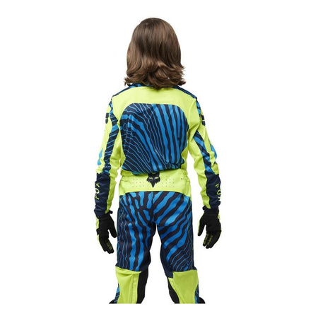 Bluza cross dziecięca FOX JUNIOR FLEXAIR IMPRESSION FLUORESCENT YELLOW żółty fluo