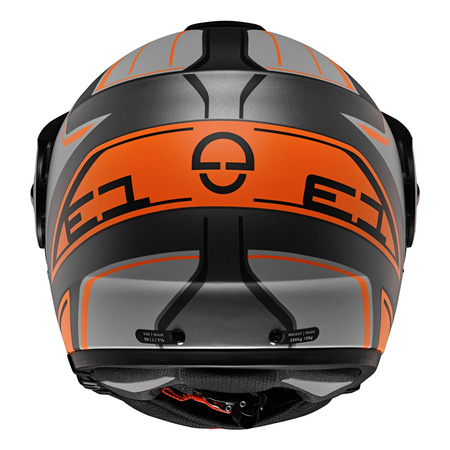 Kask szczękowy SCHUBERTH E1 ECE ENDURANCE ORANGE pomarańczowy szary czarny