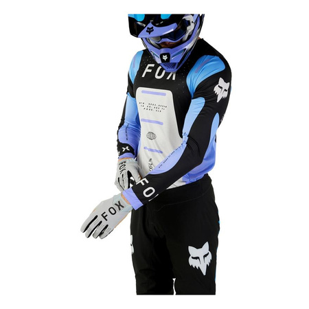 Bluza cross FOX FLEXAIR MAGNETIC BLACK/PURPLE czarny fioletowy