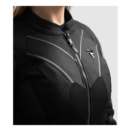 Kurtka tekstylna damska REBELHORN HIFLOW V LADY BLACK czarny