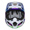 Kask cross dziecięcy FOX JUNIOR V1 GAMA MULTI fioletowy biały różowy niebieski zielony czarny