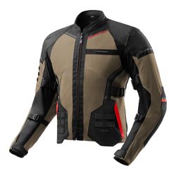 Kurtka tekstylna REBELHORN SCANDAL 3 DESERT/BLACK/RED brązowy czarny czerwony