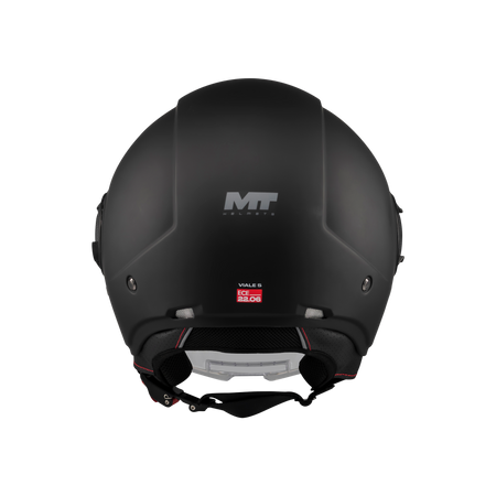 Kask otwarty MT VIALE SV S PURE BLACK MATT czarny mat