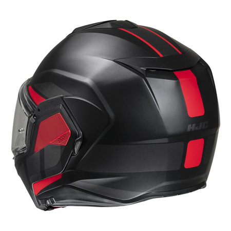 Kask szczękowy HJC I100 BEIS BLACK/RED czarny czerwony
