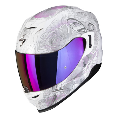 Kask integralny SCORPION EXO 520 EVO AIR MELROSE PEARL WHITE/PINK biały różowy