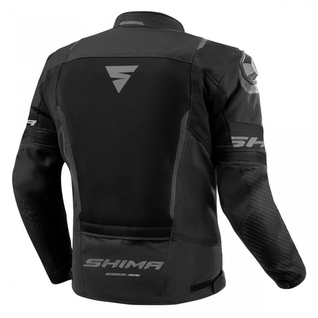 Kurtka tekstylna SHIMA SOLID 2.0 VENTED BLACK czarny