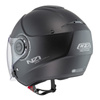 Kask otwarty NZI CIVIC SOLID MATT BLACK czarny mat