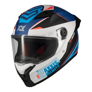 Kask integralny AXXIS FENIX ESSENCE A7 GLOSS niebieski czerwony szary czarny