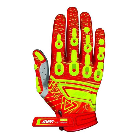 Rękawice cross LEATT AIRFLEX LITE YELLOW/RED czerwony fluo żółty fluo
