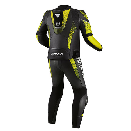 Kombinezon dwuczęściowy SHIMA STR 2.0 BLACK/YELLOW FLUO czarny żółty fluo