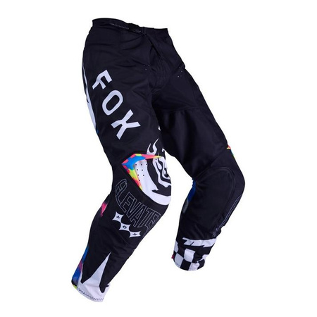Spodnie cross FOX 180 IMAGE COSMO WHITE/BLACK biały czarny