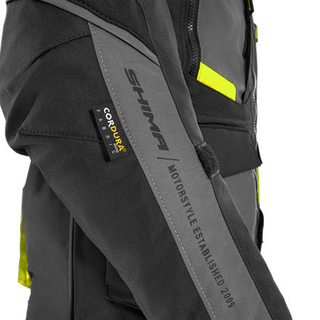 Kurtka tekstylna SHIMA HERO 2.0 MEN FLUO czarny szary żółty fluo