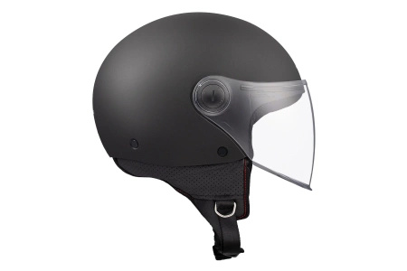 Kask otwarty MT STREET S SOLID MATT BLACK czarny mat