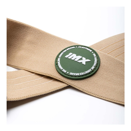 Gogle snowboardowe IMX PEAK GREEN MATT/SAND SZYBA PODWÓJNA GOLD IRRIDIUM + BROWN zielony beżowy