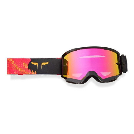 Gogle motocyklowe FOX MAIN SPARK KAIROS TANGERINE czarny pomarańczowy