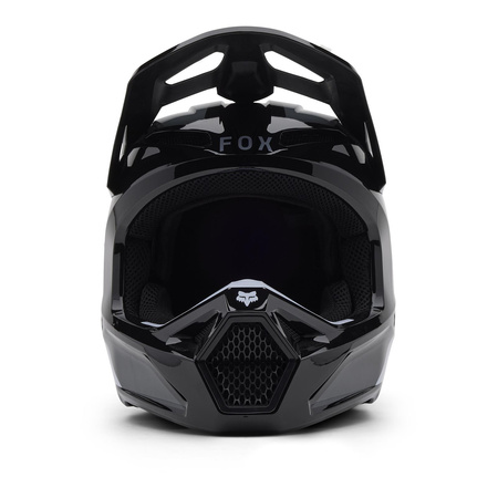 Kask cross FOX V1 LEAN BLACK czarny biały