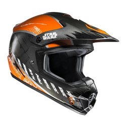 Kask cross HJC CS-MX-II REBEL X-WING STAR WARS SILVER/ORANGE srebrny pomarańczowy