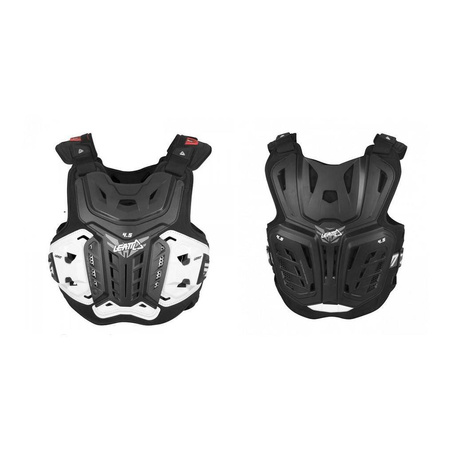 Buzer LEATT CHEST PROTECTOR 4.5 BLACK czarny biały
