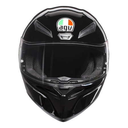 Kask integralny AGV K1 BLACK czarny