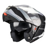 Kask szczękowy MT GENESIS SV RACCOON B12 GLOSS czarny szary biały