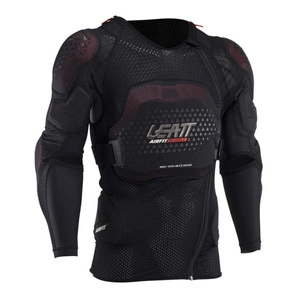 Koszulka z ochraniaczami LEATT 3DF AIRFIT EVO BLACK czarny