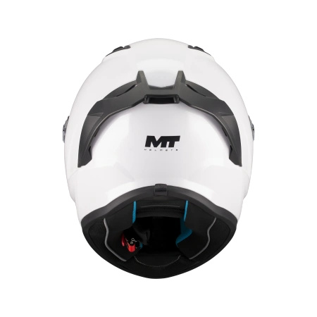 Kask integralny dziecięcy MT STINGER 2 KIDS PURE GLOSS WHITE biały