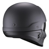 Kask otwarty SCORPION EXO-COMBAT EVO SOLID BLACK MATT czarny mat