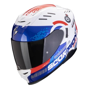 Kask integralny SCORPION EXO-520 EVO AIR TITAN WHITE/BLUE/RED biały niebieski czerwony