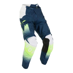 Spodnie cross FOX 180 FLORA DARK INDIGO granatowy żółty fluo
