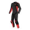 Kombinezon jednoczęściowy DAINESE ASSEN 2 PERFORATED BLACK/RED FLUO czarny czerwony fluo