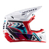 Kask cross z goglami LEATT KIT MOTO 8.5 ROYAL BLUE/RED niebieski czerwony