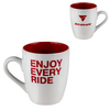 Kubek SHIMA ENJOY EVERY RIDE biały czerwony