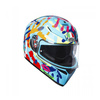 Kask integralny AGV K3 SV MISANO 2014 niebieski pomarańczowy granatowy czerwony różowy