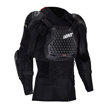 Koszulka z ochraniaczami LEATT 2.5 BLACK czarny