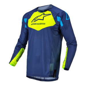 Bluza cross ALPINESTARS TECHSTAR FACTORY DARK BLUE/FLUO YELLOW/BLUE NEO granatowy żółty fluo niebieski