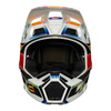 Kask cross FOX V3 RS PGMNT MULTI biały czarny czerwony niebieski pomarańczowy zielony żółty fluo inny