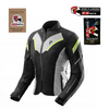 Kurtka tekstylna damska REBELHORN HIFLOW V LADY BLACK/GREY/FLUO YELLOW czarny szary żółty fluo