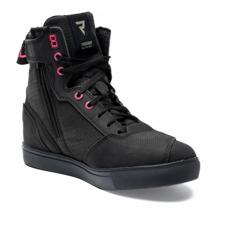Trampki motocyklowe REBELHORN VANDAL BLACK/PINK czarny różowy