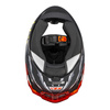 Kask integralny NZI TRENDY 3 RAPTOR BLACK GREY RED MATT czarny szary czerwony