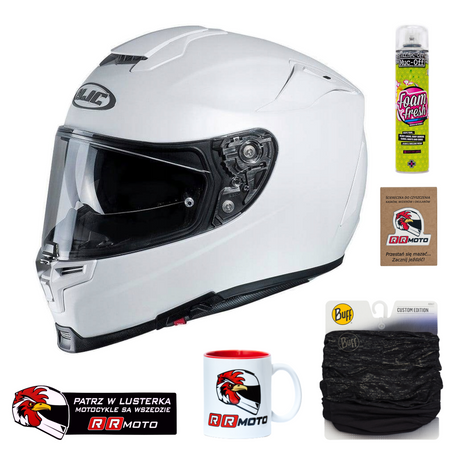 Kask integralny HJC R-PHA 70 PEARL WHITE biały
