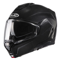 Kask szczękowy HJC I100 METAL BLACK czarny