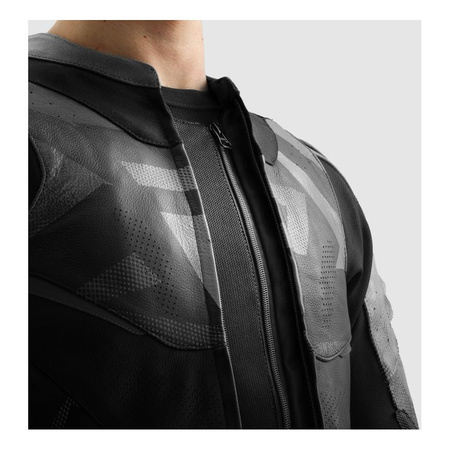 Kurtka skórzana REBELHORN INFERNO BLACK czarny