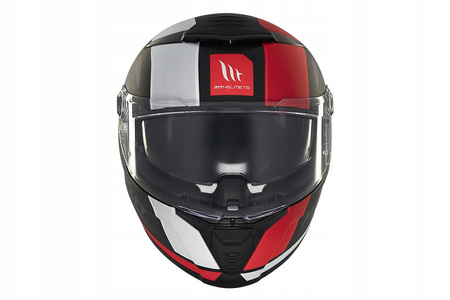Kask integralny MT THUNDER 4 SV THREADS MATT RED czerwony czarny