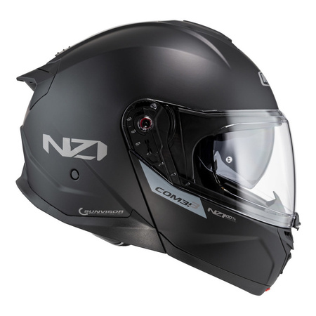 Kask szczękowy NZI COMBI 3 DUO MATT BLACK czarny mat