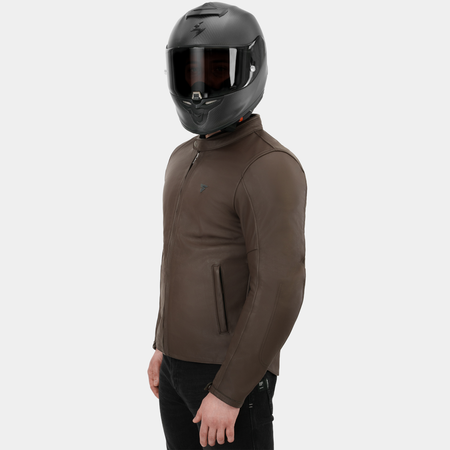 Kurtka skórzana SHIMA HUNTER 3.0 G2 BROWN brązowy